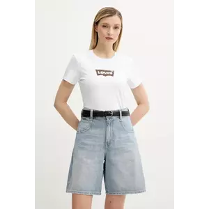 Levi's tricou din bumbac LSE THE PERFECT TEE culoarea bleumarin, A2086 imagine
