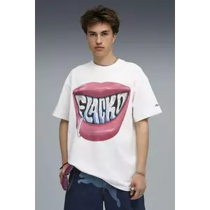 Puma tricou din bumbac PUMA x A$AP ROCKY culoarea alb, cu imprimeu, 633388 imagine