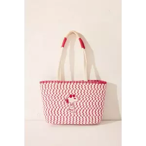 women'secret coș de plajă culoarea bej, 3069515 imagine