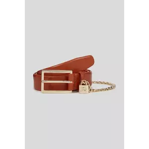 Karl Lagerfeld curea de piele K/AUTOGRAPH culoarea rosu, A3W33040 imagine
