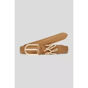 Karl Lagerfeld curea de piele K/AUTOGRAPH culoarea rosu, A3W33037 imagine