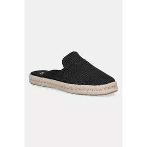 Toms espadrile METALLIC LINEN STRIPE culoarea negru, 10021880 imagine