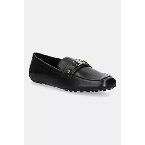 MICHAEL Michael Kors mocasini de piele Mandy culoarea negru, cu toc plat, 40T5MAFR1L.001 imagine