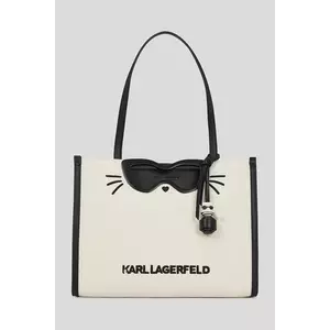 Karl Lagerfeld geantă IKON CHOUPETTE culoarea bej, A3W30331 imagine