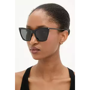 Saint Laurent ochelari de soare KATE THIN culoarea negru SL 214 imagine
