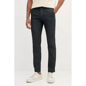 BOSS Orange pantaloni culoarea gri, mulata, 50542977 imagine