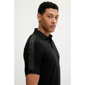 Karl Lagerfeld tricou polo culoarea negru, uni, 553235.745019 imagine
