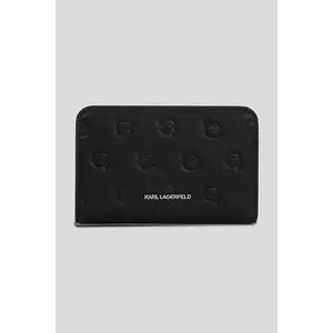 Karl Lagerfeld portofel IKON MONOGRAM culoarea negru, A3W32005 imagine