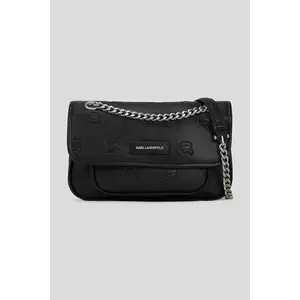 Karl Lagerfeld geantă IKON MONOGRAM culoarea negru, A3W30109 imagine
