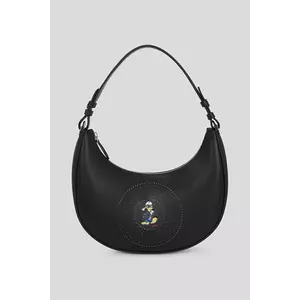 Karl Lagerfeld geantă de piele KL X DISNEY culoarea negru, A3W30267 imagine