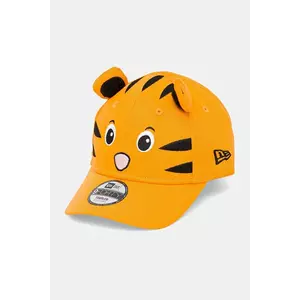 New Era șapcă NEW ERA culoarea portocaliu, uni, 60667521 imagine