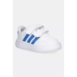 adidas sneakers pentru copii BREAKNET 3.0 culoarea alb, JS3678 imagine