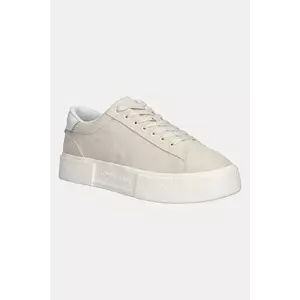 Tommy Jeans sneakers TJW FLATFORM SNEAKER culoarea bej, EN0EN02819 imagine