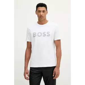 BOSS Green tricou 2-pack culoarea alb, cu imprimeu, 50543816 imagine