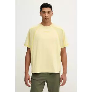 adidas TERREX tricou sport x National Geographic culoarea galben, cu imprimeu, JD5961 imagine