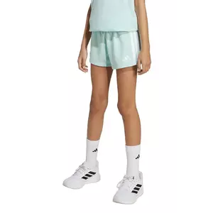 adidas pantaloni scurți copii culoarea turcoaz, cu imprimeu, talie reglabila, KB7301 imagine