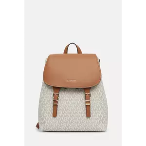 MICHAEL Michael Kors rucsac QUINN culoarea bej, mic, cu imprimeu, 30T5GQNB2B imagine