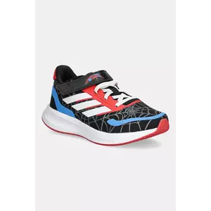 adidas sneakers pentru copii RUNFALCON SPIDER-MAN culoarea negru, JR5660 imagine
