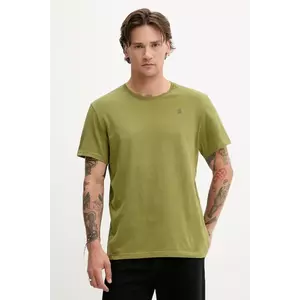 G-Star Raw tricou din bumbac uni, D16411-336 imagine