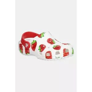 Crocs papuci CLASSIC FRESH FRUITS CLOG KIDS culoarea alb, 211170 imagine