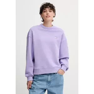 Tommy Jeans hanorac de bumbac culoarea bej, uni, DW0DW19408 imagine