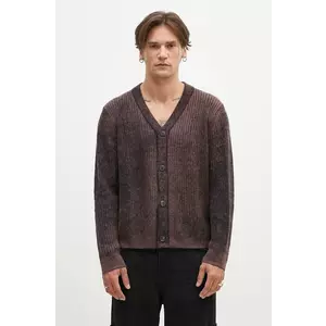 Paul Smith cardigan din amestec de lana culoarea maro, M1R-917Y-N02506 imagine
