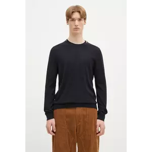 Paul Smith pulover de lână bărbați, culoarea bleumarin, light, M1R-251Z-P02094 imagine