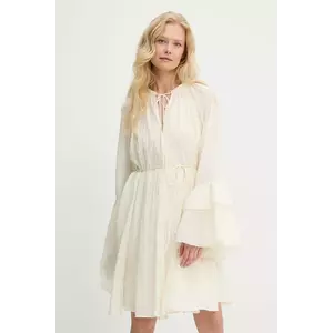 Answear Lab rochie culoarea bej, mini, evazată imagine