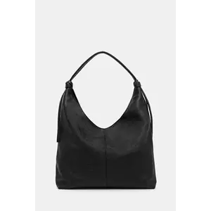 Answear Lab poseta de piele culoarea negru imagine