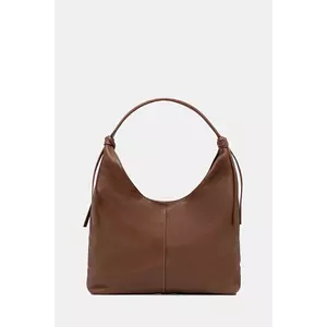 Answear Lab poseta de piele culoarea bej imagine