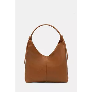 Answear Lab poseta de piele culoarea maro imagine