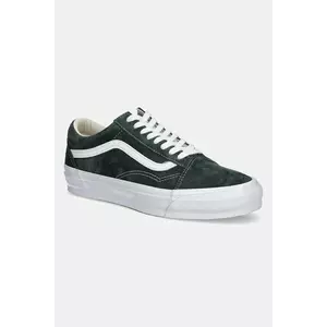 Vans tenisi din piele intoarsa Premium Classics LX Old Skool culoarea verde, VN000CXUPRM1 imagine