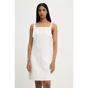 Answear Lab rochie culoarea alb, mini, drept imagine