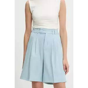 Answear Lab pantaloni scurti neted, high waist imagine