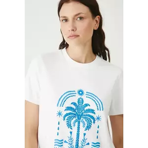 Medicine tricou din bumbac culoarea bej imagine