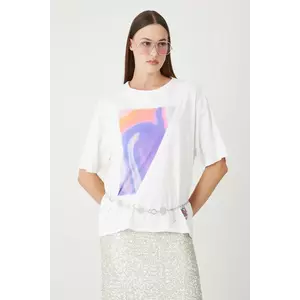 Medicine tricou din bumbac culoarea alb imagine