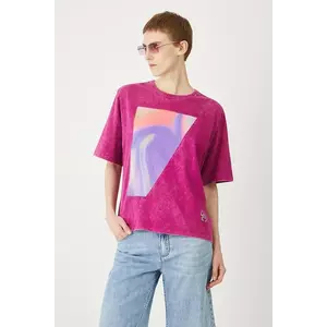 Medicine tricou din bumbac culoarea violet imagine