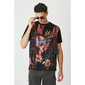 Medicine tricou din bumbac culoarea negru imagine