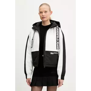 Karl Lagerfeld Jeans geacă culoarea negru, de tranzitie, A3W15021 imagine