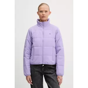 Tommy Jeans geacă culoarea violet, de iarna, DW0DW20958 imagine