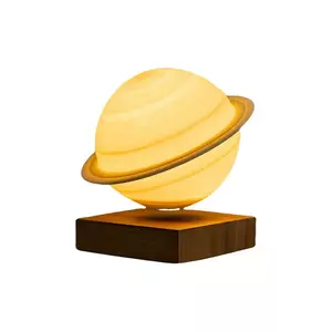 Gingko Design lampă cu led Smart Saturn Lamp culoarea portocaliu imagine
