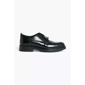 Karl Lagerfeld pantofi de piele BLAKE culoarea negru, cu toc plat, KL41425 imagine