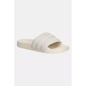 adidas papuci din piele Adilette Noshower culoarea bej, JP5191 imagine