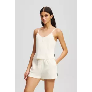 Karl Lagerfeld pijama ESSENTIAL culoarea bej, A3W45006 imagine