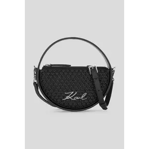 Karl Lagerfeld geantă de piele K/SIGNATURE culoarea negru, A3W30053 imagine