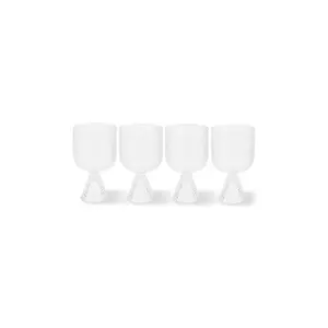 Pols Potten set de pahare de vin Rooftop 390 ml culoarea transparent imagine