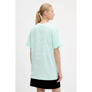 Karl Kani tricou din bumbac culoarea turcoaz, PD00005458 imagine