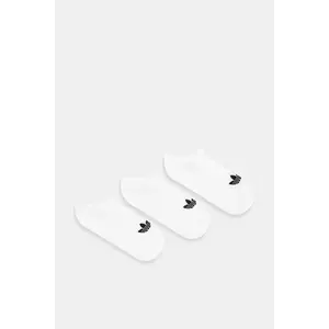 adidas Originals șosete 3-pack culoarea alb, JV7398 imagine