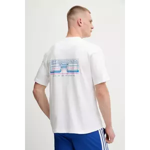 Hummel tricou din bumbac culoarea alb, cu imprimeu, 227559 imagine