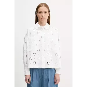 Barbour cămașă din bumbac MELISSA culoarea bej, cu guler clasic, relaxed, LSH1676 imagine